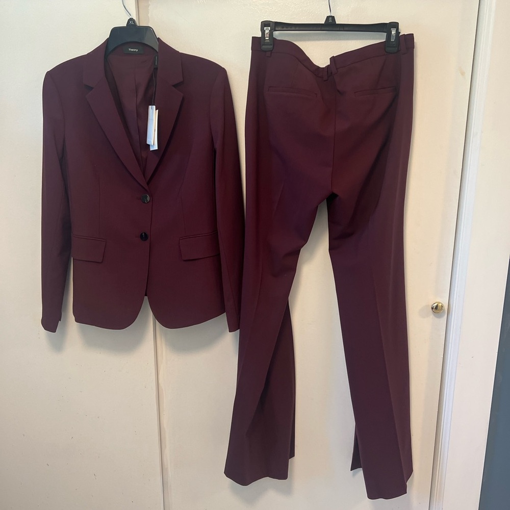 Maroon theory pantsuit